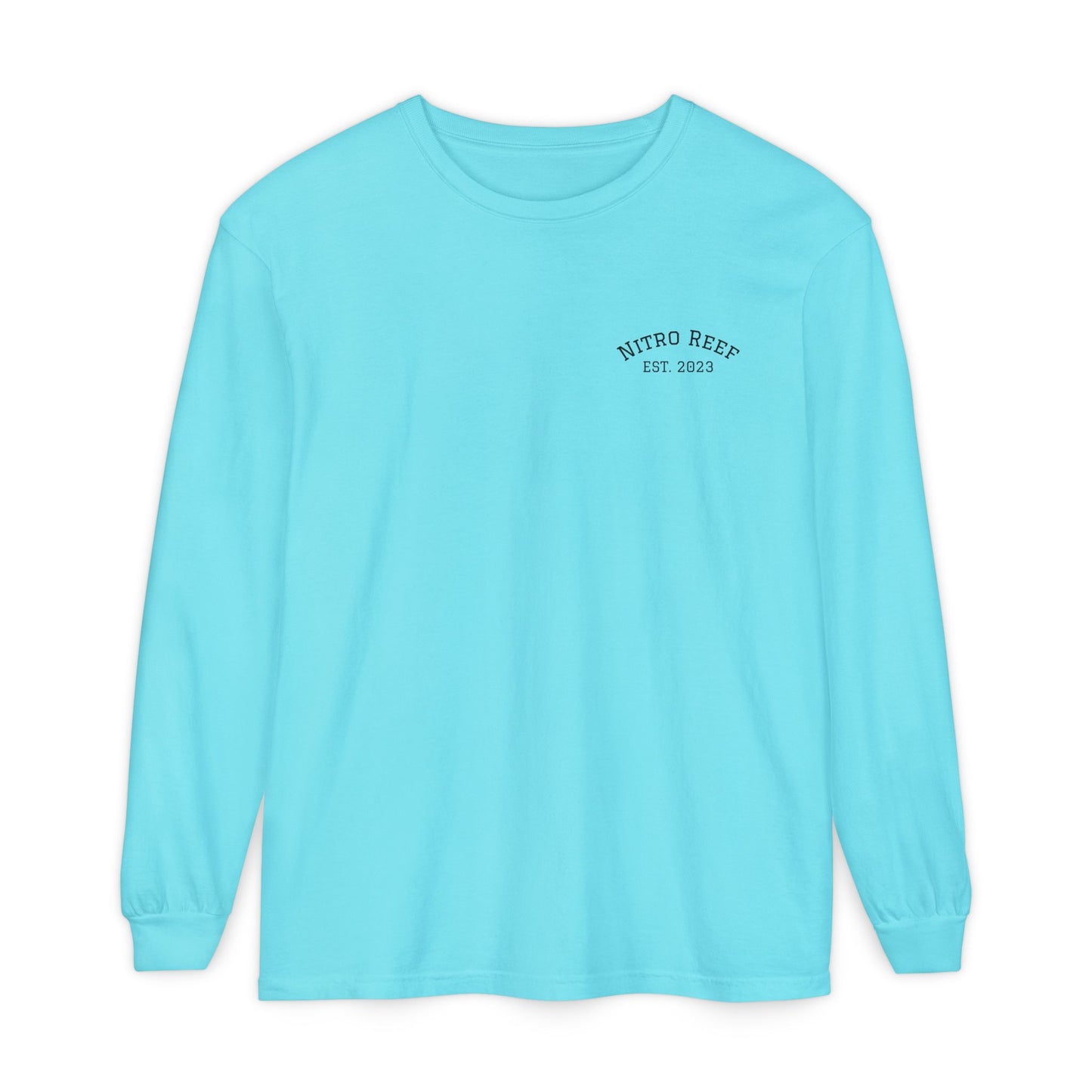 Nitro Reef Boat Long Sleeve T-Shirt — Nautical Fishing & Boating Graphic Tee