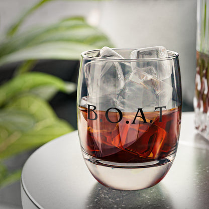 B.O.A.T Whiskey Glass