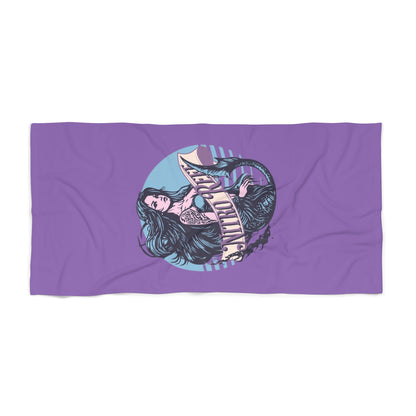 Lady Ocean Beach Towel