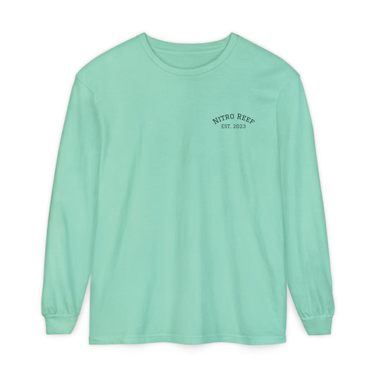Nitro Reef Boat Long Sleeve T-Shirt — Nautical Fishing & Boating Graphic Tee