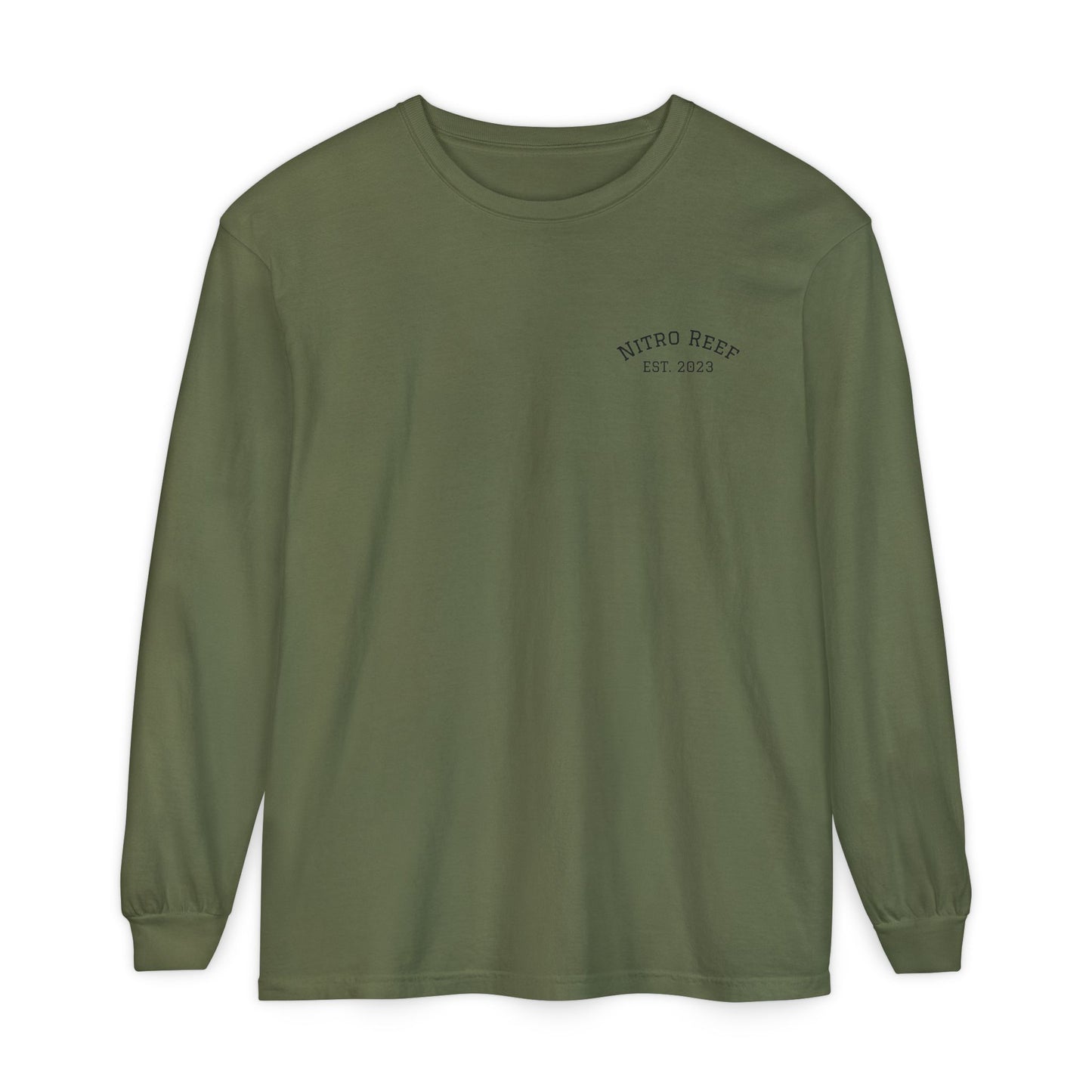 Nitro Reef Boat Long Sleeve T-Shirt — Nautical Fishing & Boating Graphic Tee