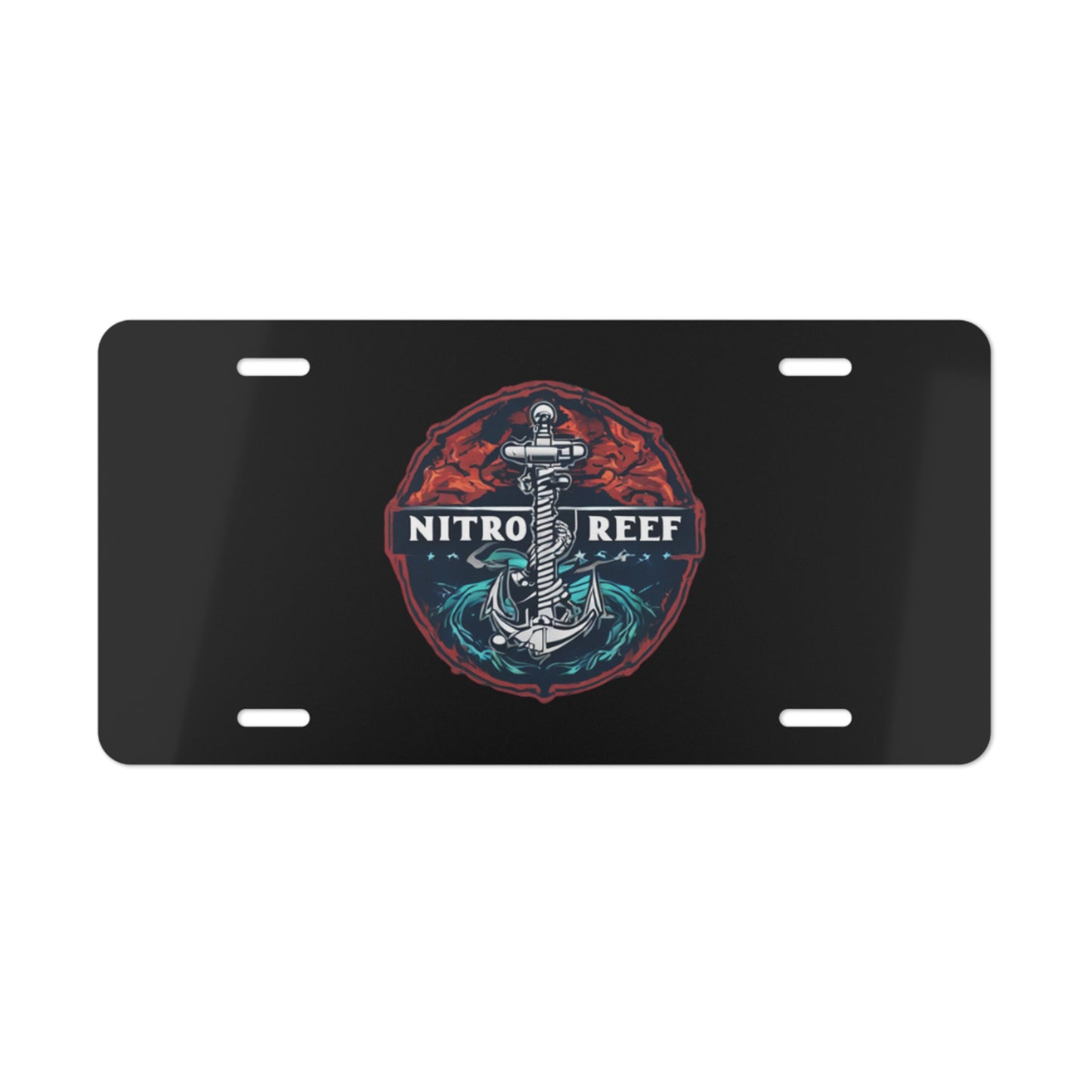 NitroReef Company Plate