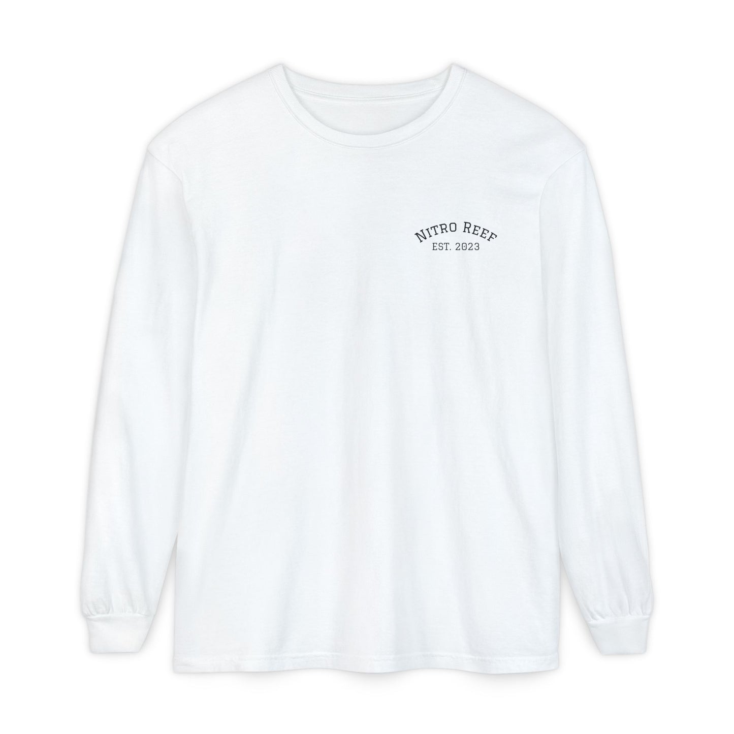 Nitro Reef Boat Long Sleeve T-Shirt — Nautical Fishing & Boating Graphic Tee